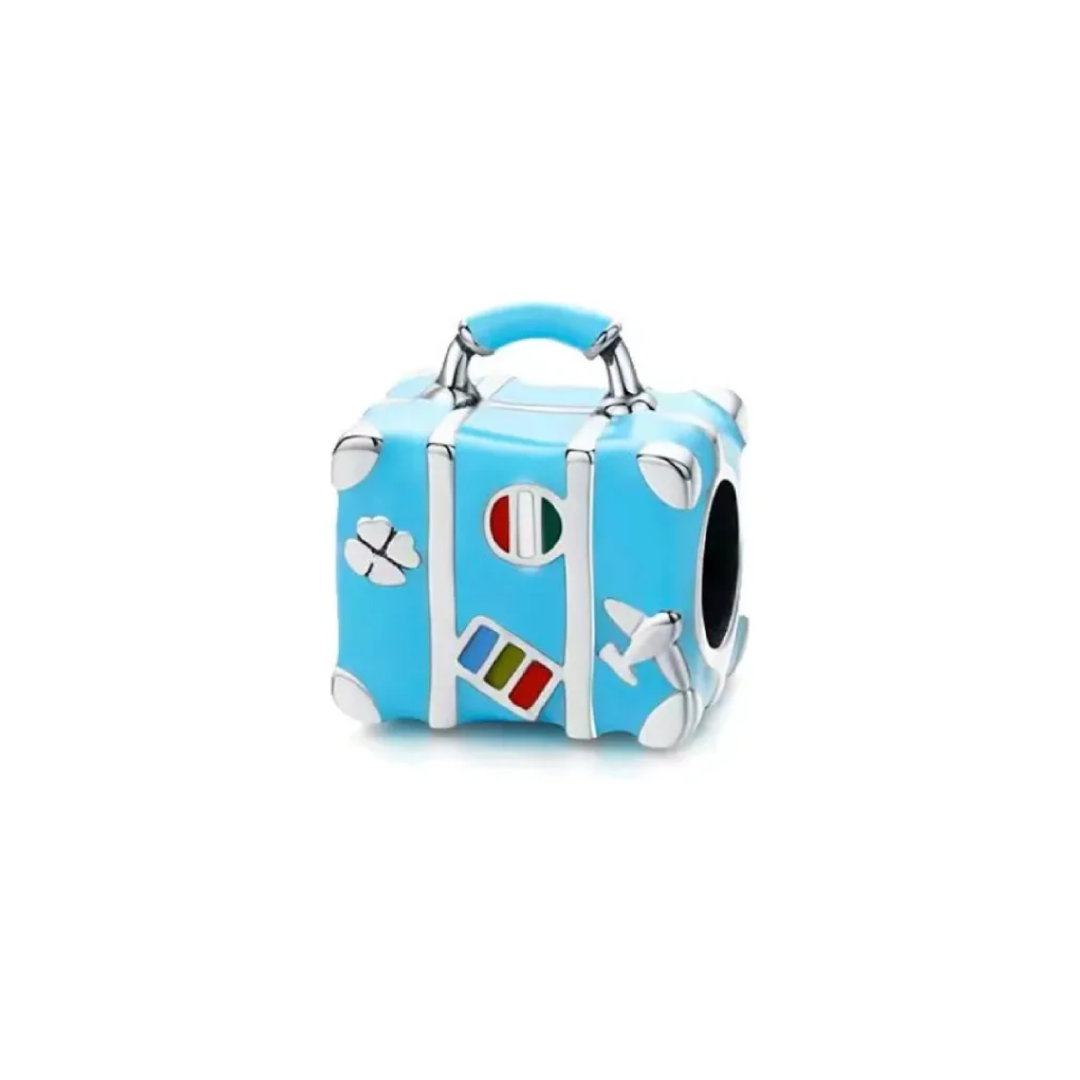 Charm Maleta Azul