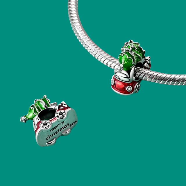 Charm Carro Arbol Navidad