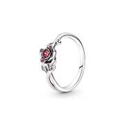 Anillo Rosa Bella y la Bestia