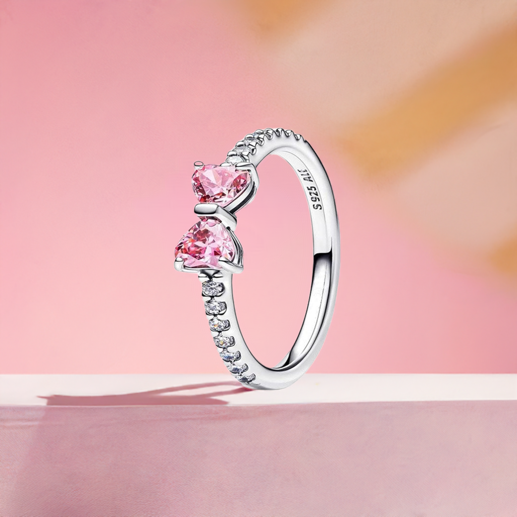 Anillo Coquette Rosa
