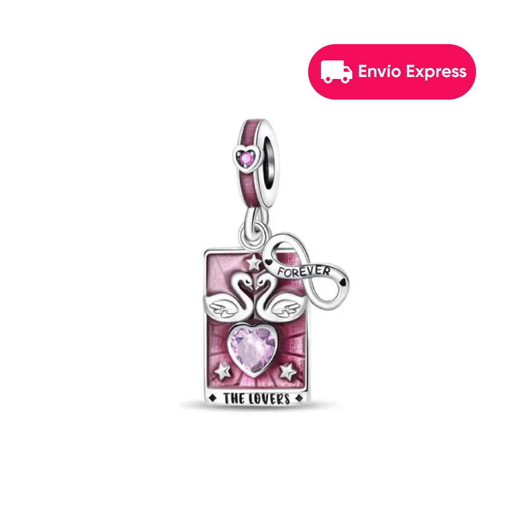 Charm Carta Tarot Lovers Envío Express
