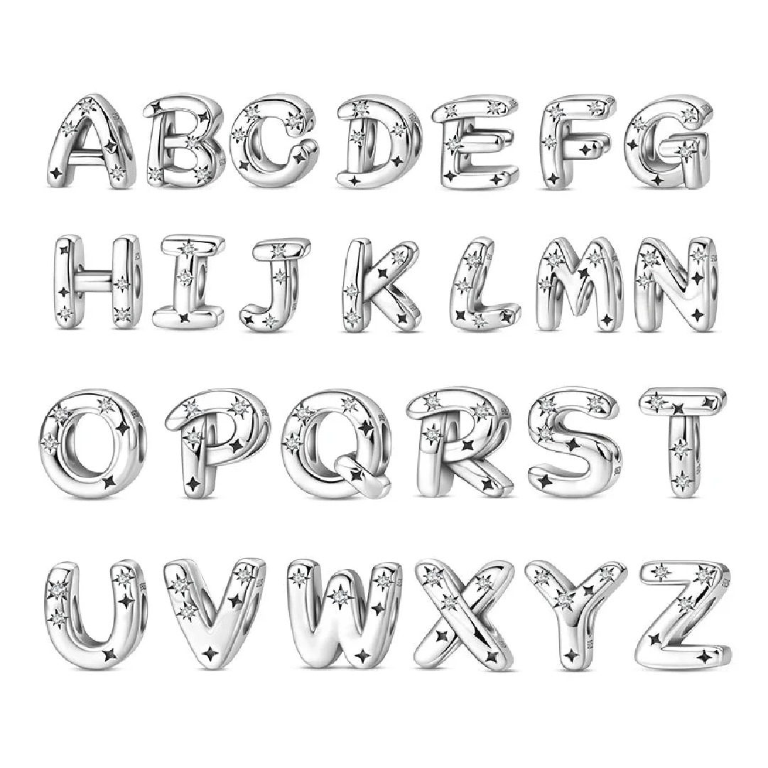 Charm Letra Estrellas