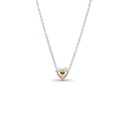Collar Clásico Corazón Dorado