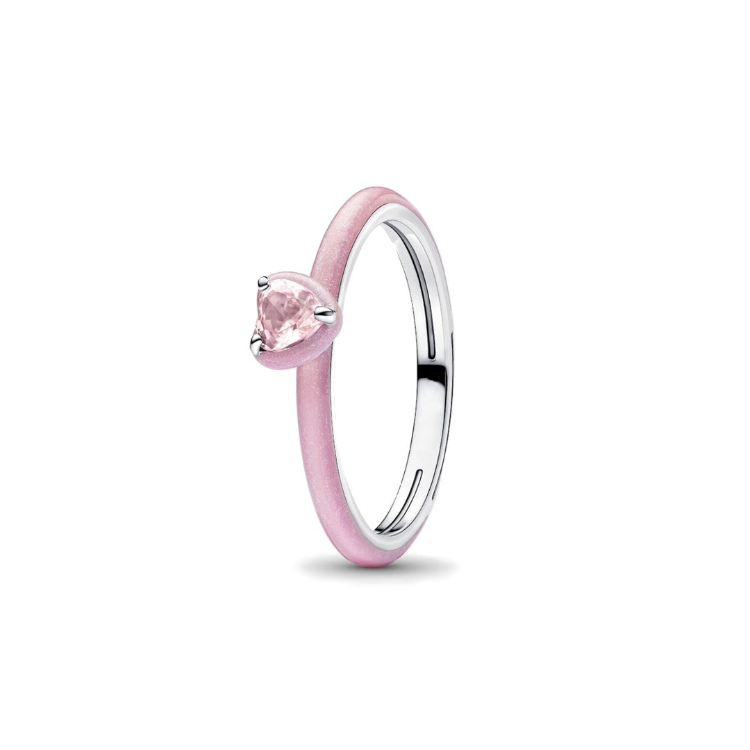 Anillo Rosa Corazón Rosa