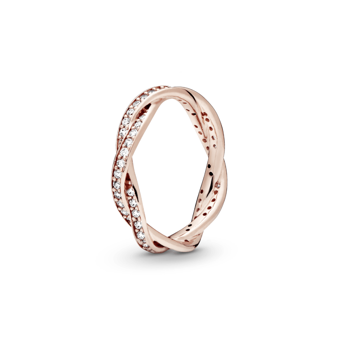 Anillo Entrelazado Rosado