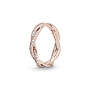 Anillo Entrelazado Rosado