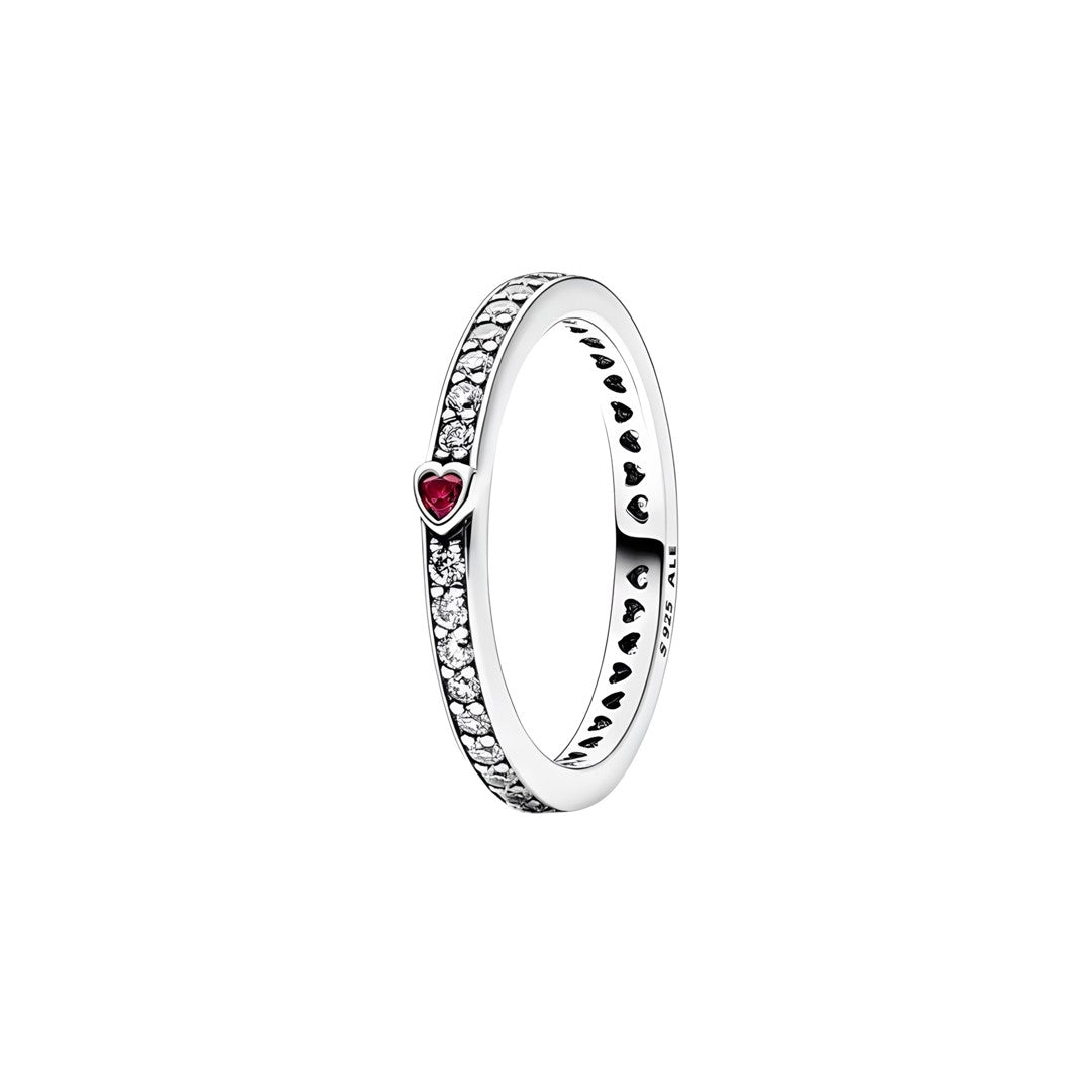 Anillo Corazón Rojo Pequeño