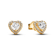 Aretes Corazón Dorado