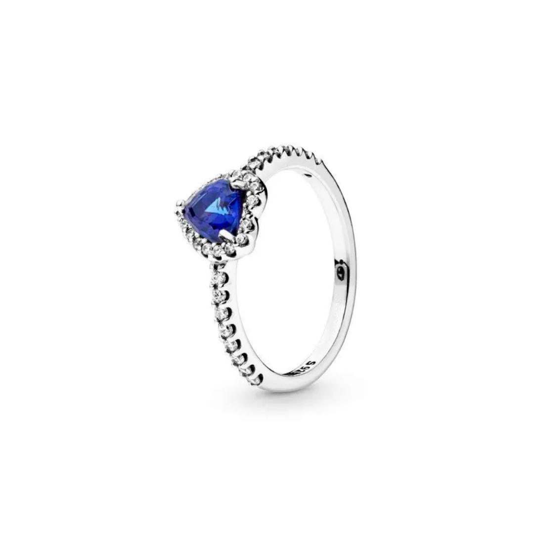Anillo Corazón Azul