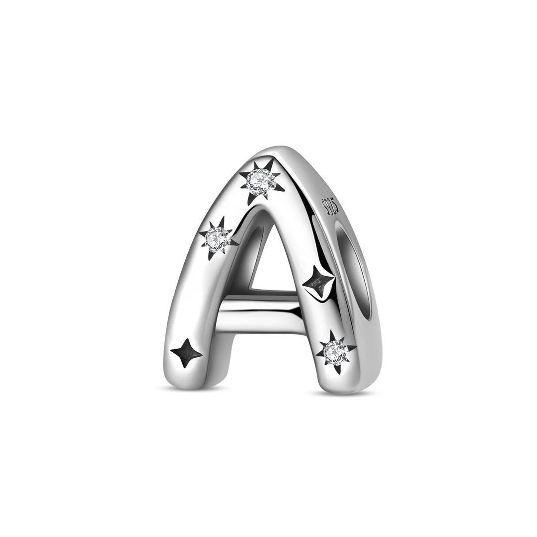 Charm Letra Estrellas