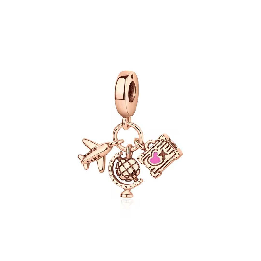Charm Viaje Oro Rosa