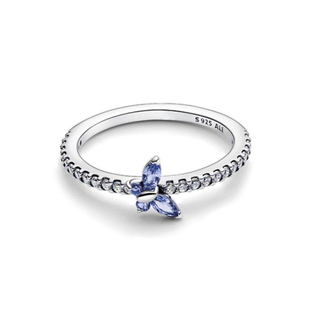 Anillo Mariposa Azul