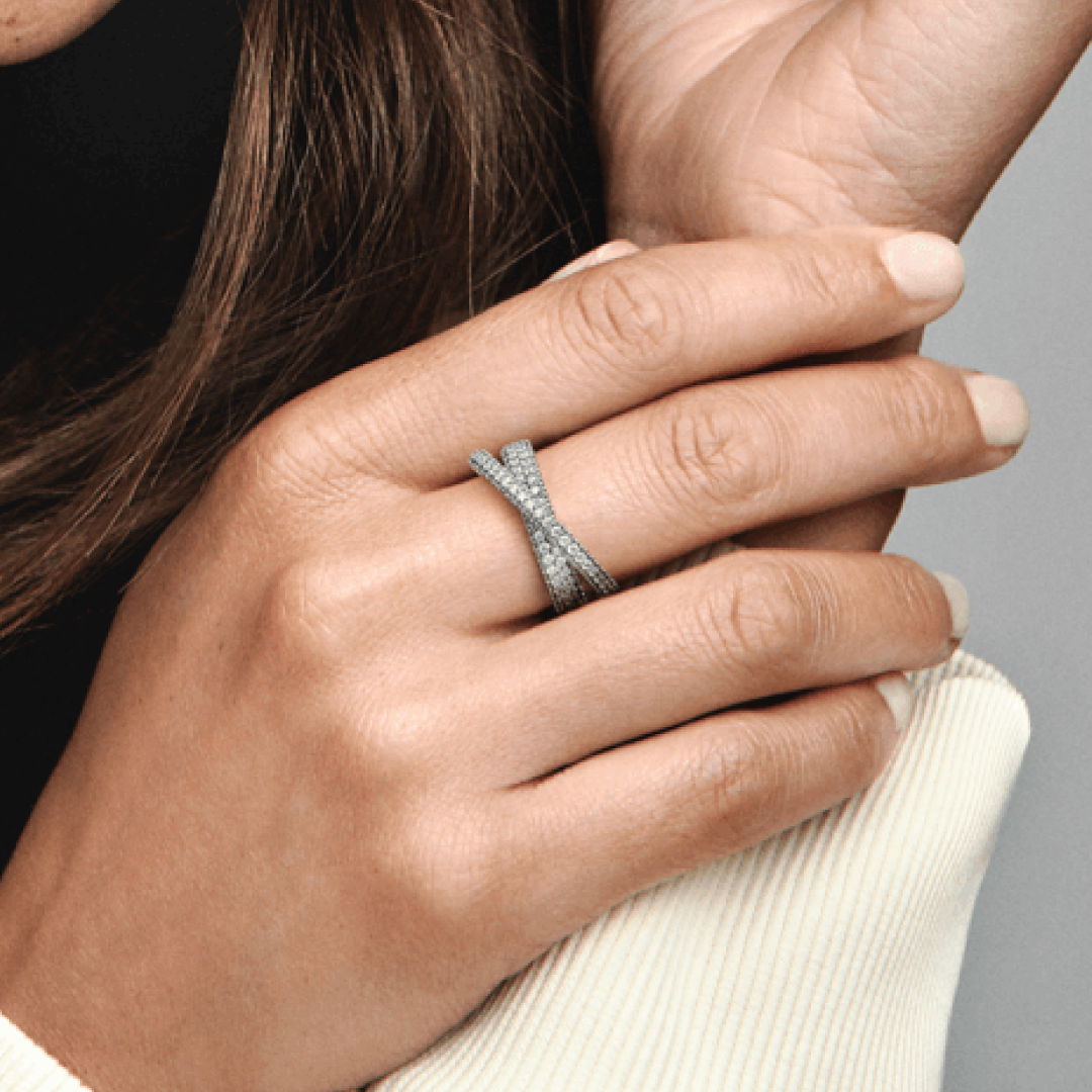 Anillo Churumbela Doble Cruzado