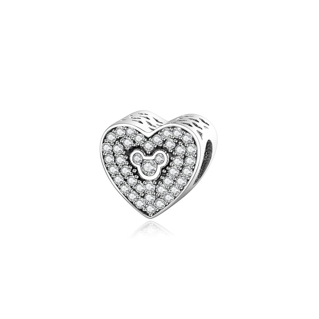 Charm Corazón MM Zirconias
