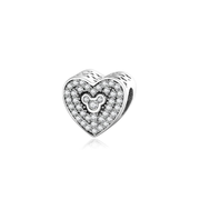 Charm Corazón MM Zirconias