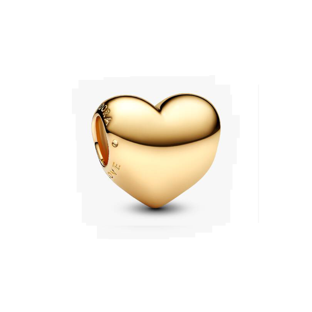 Charm Corazón Dorado Personalizado