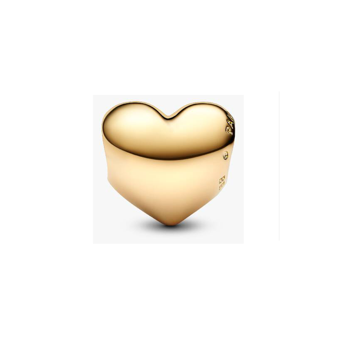 Charm Corazón Dorado Personalizado