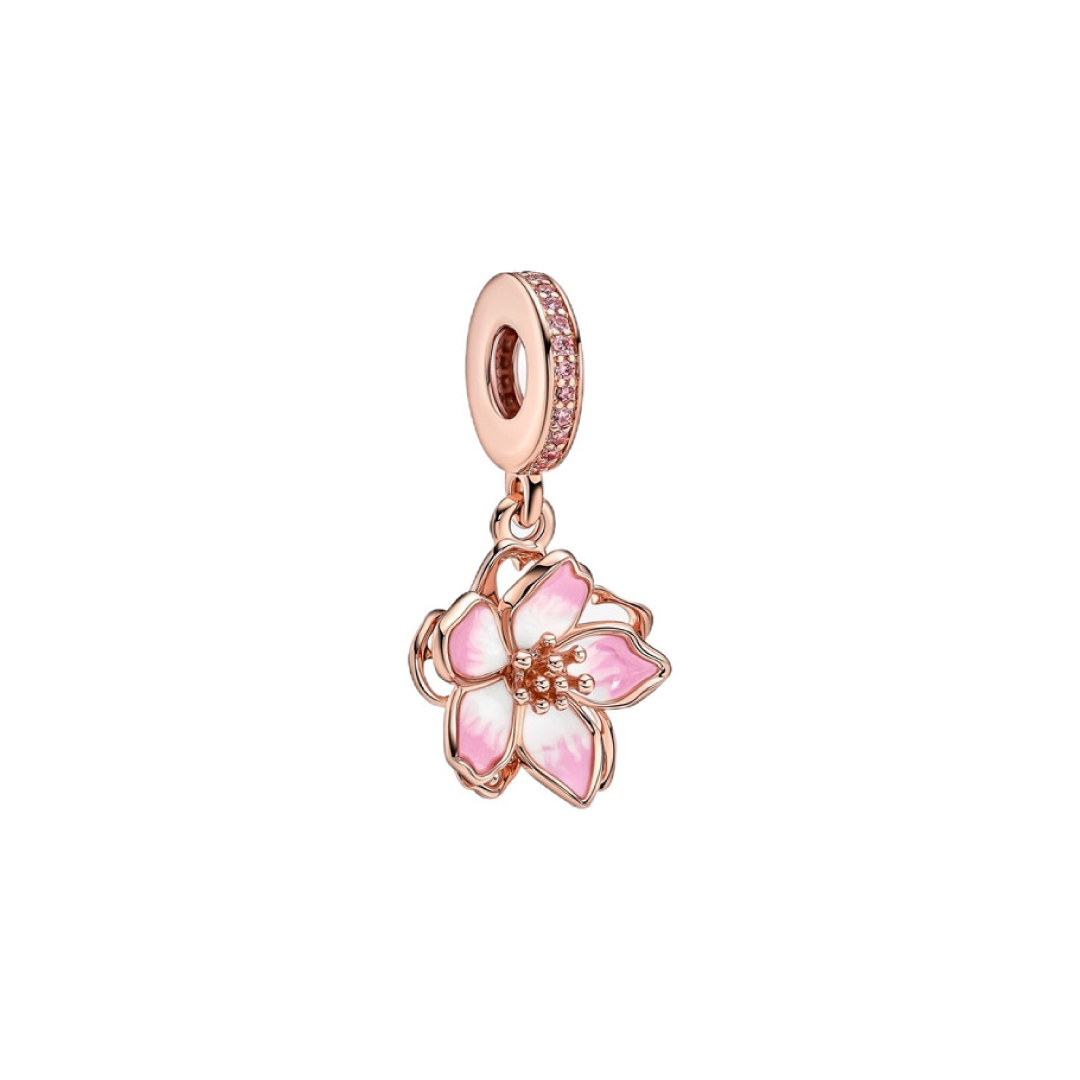 Charm Flor Cerezo Rosa Rosado