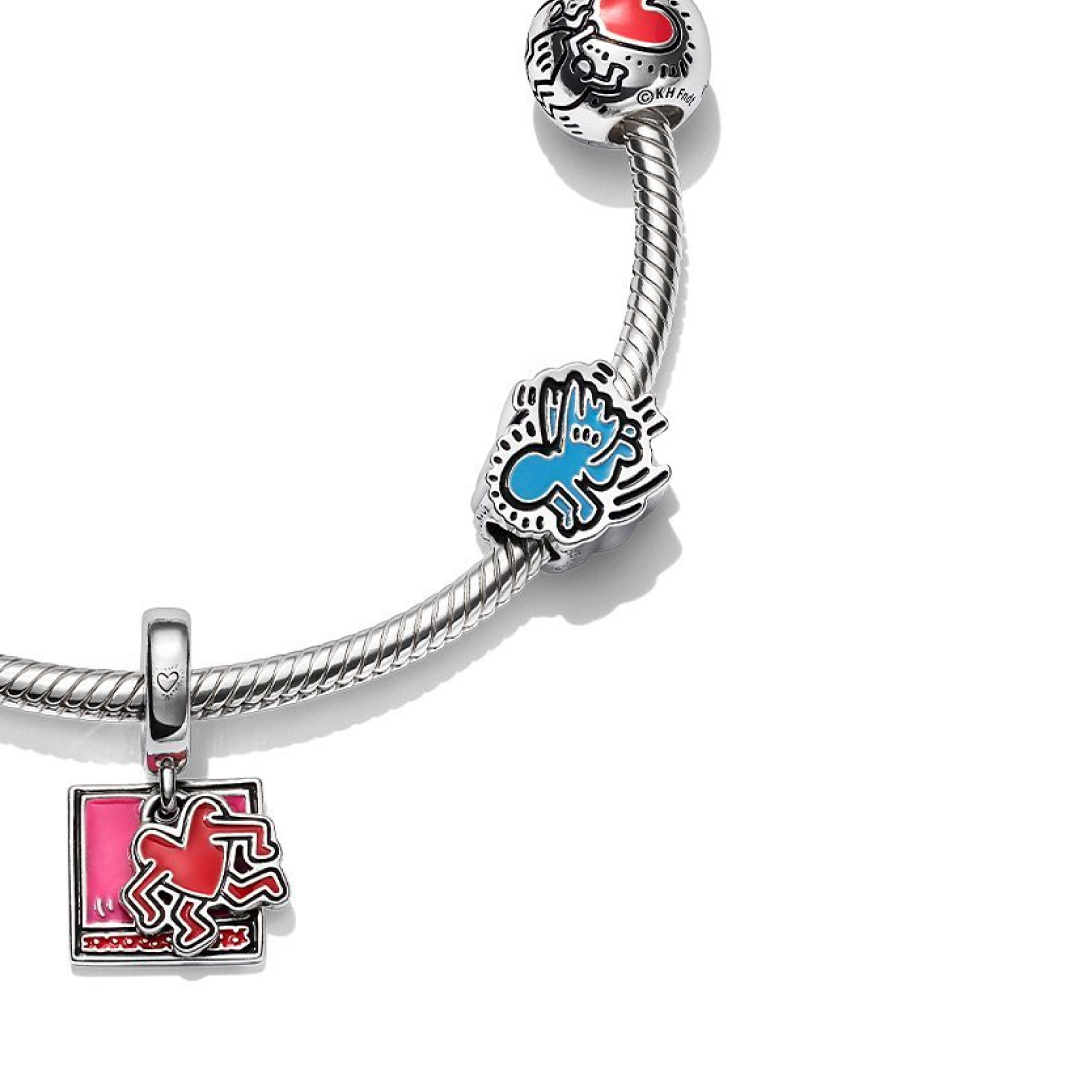 Charm Ángel Azul Keith Haring