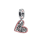 Charm Corazón Colgante Siluetas Keith Haring