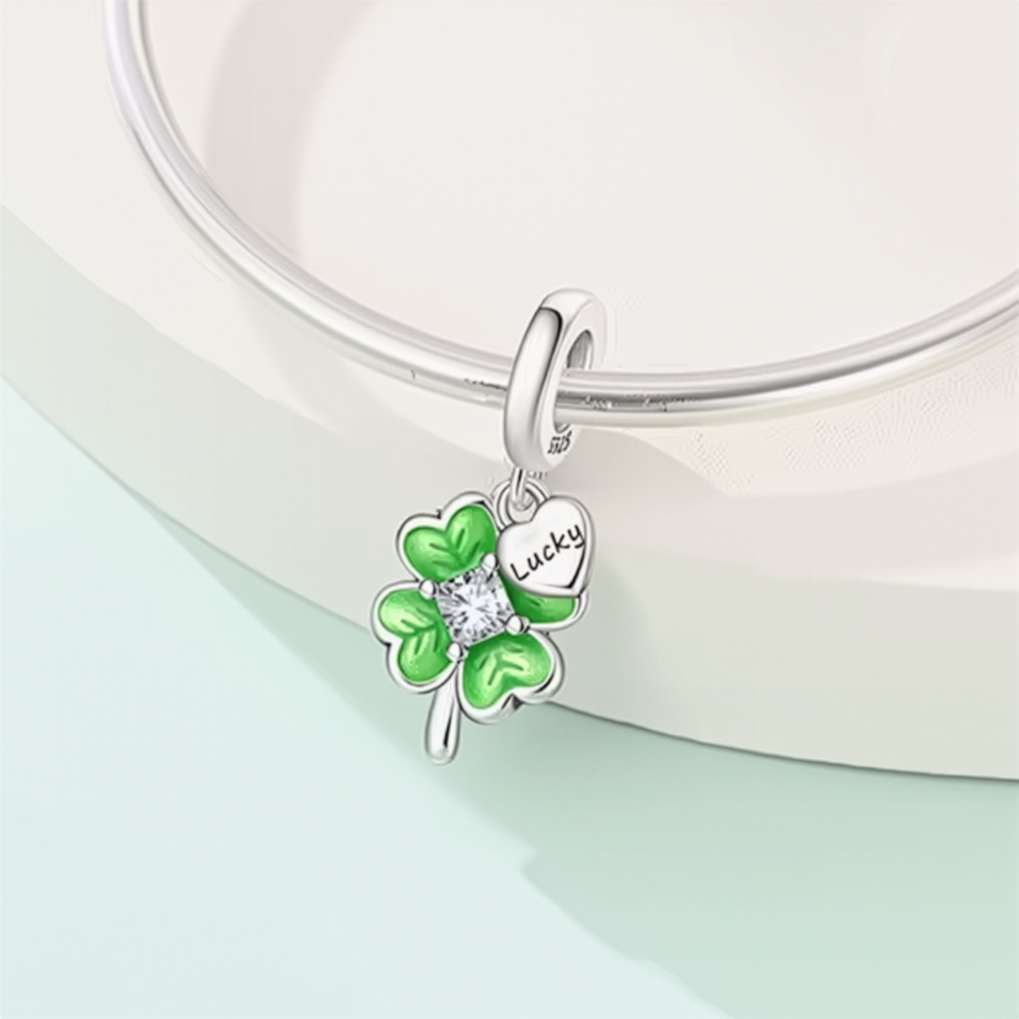 Charm Trebol Lucky Colgante