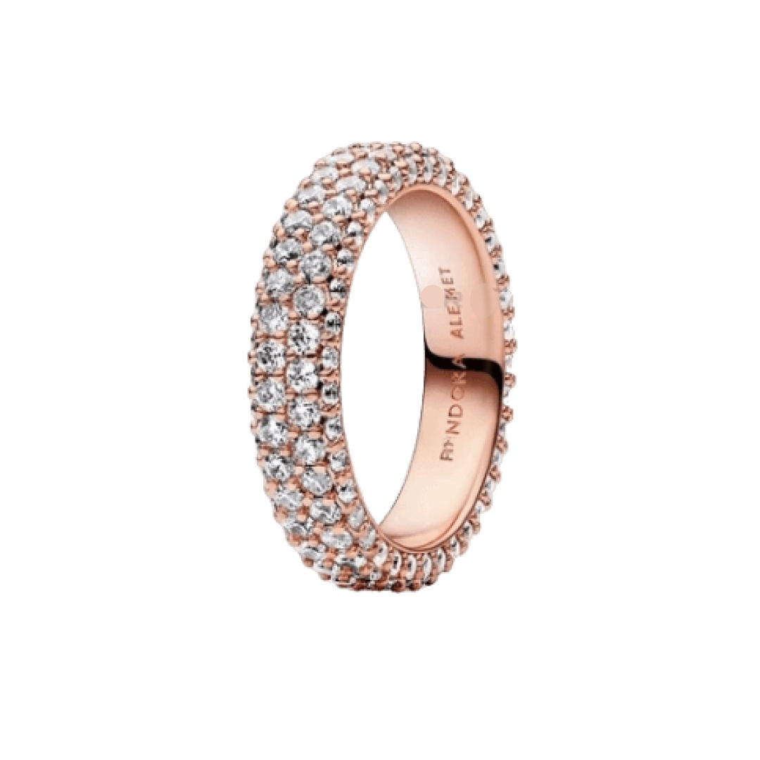 Anillo Churumbela Chica Doble Rosa