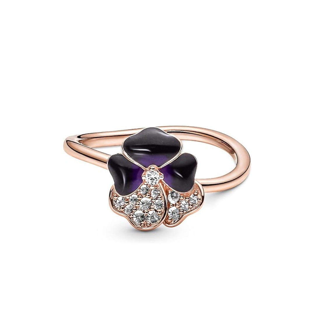 Anillo Flor Pensamiento