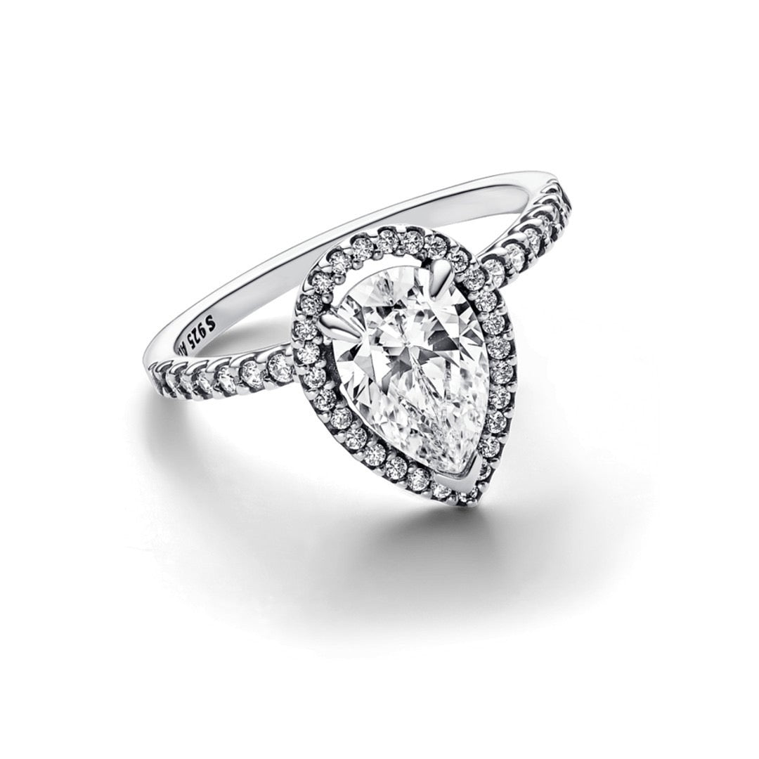 Anillo Gota Zirconia