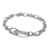 Pulsera Eslabones Plateados