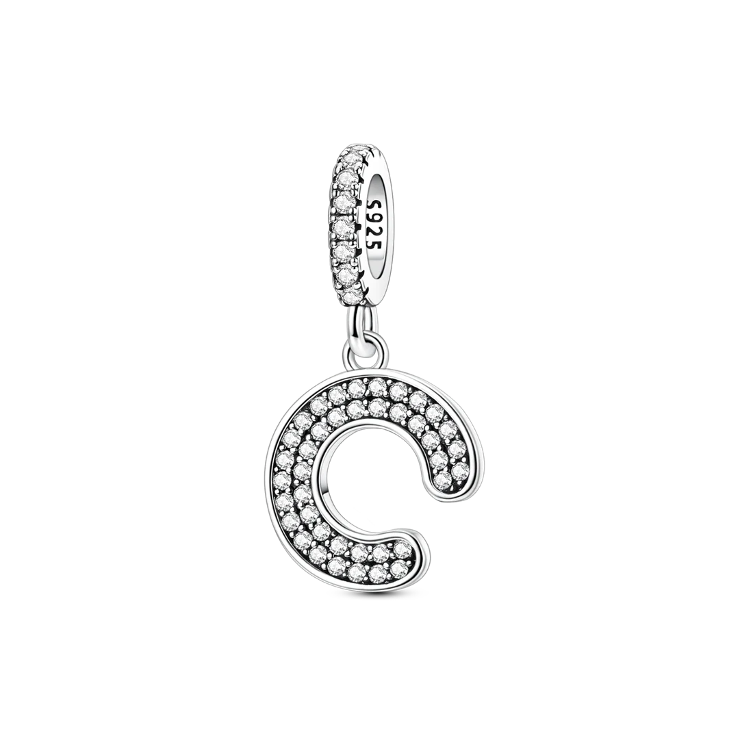 Charm Colgante Letra Zirconia