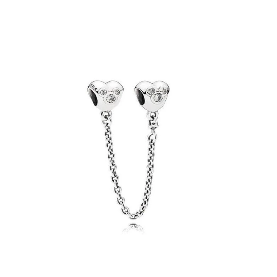 Cadena Corazones Mickey
