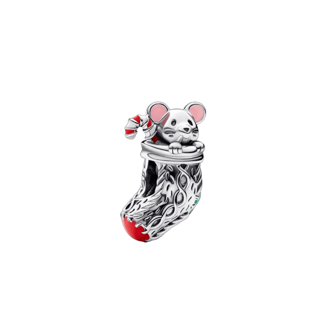 Charm Calcetín Ratón