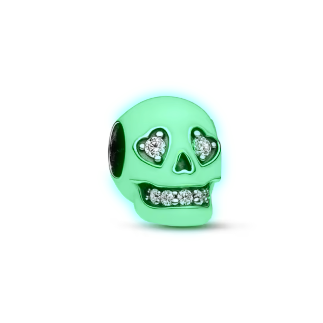 Charm Craneo Fosforescente