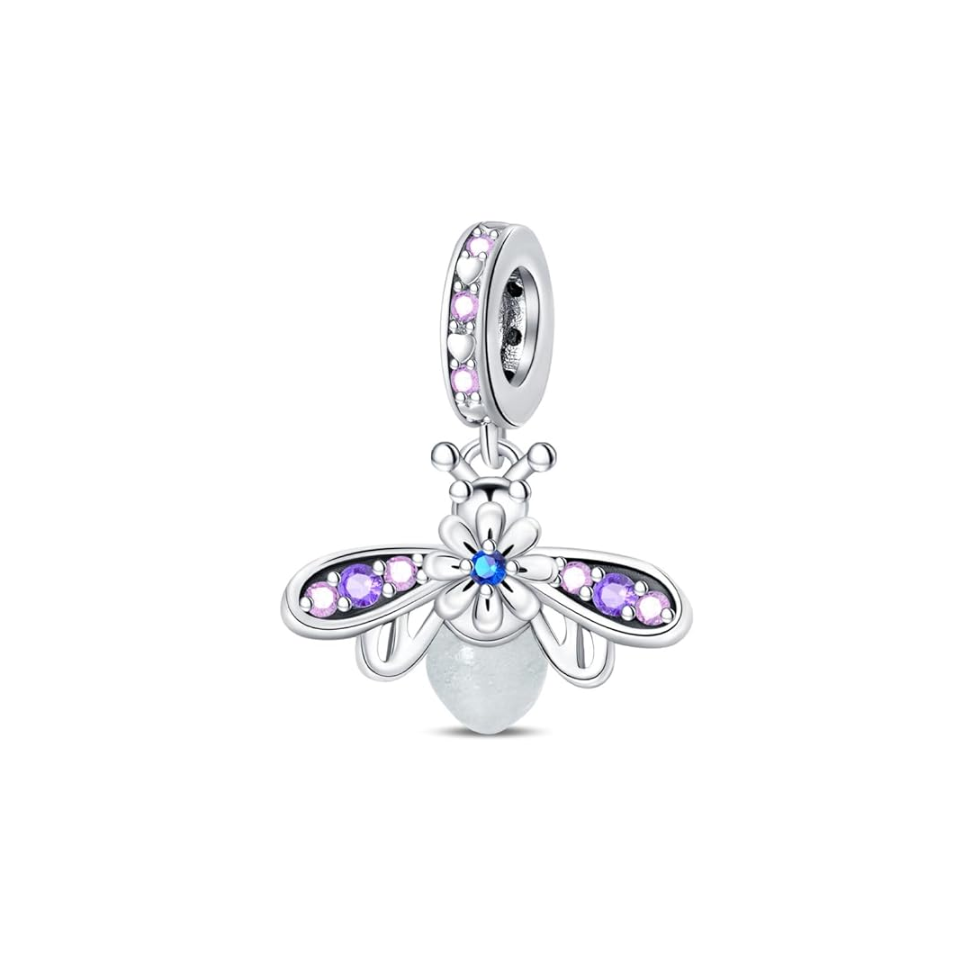 Charm Luciernaga Morada