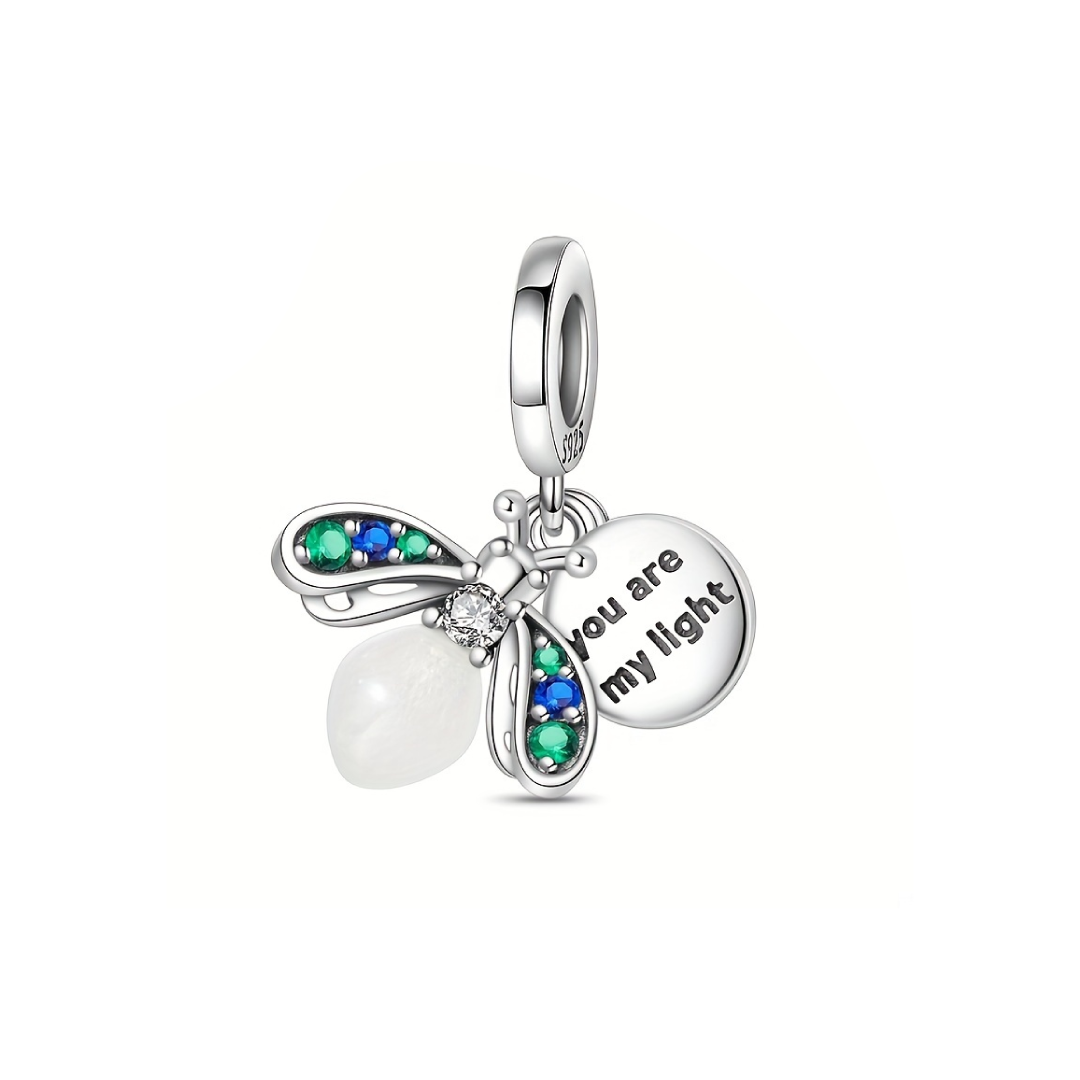 Charm Luciernaga Verde Azul