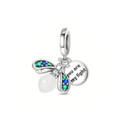 Charm Luciernaga Verde Azul