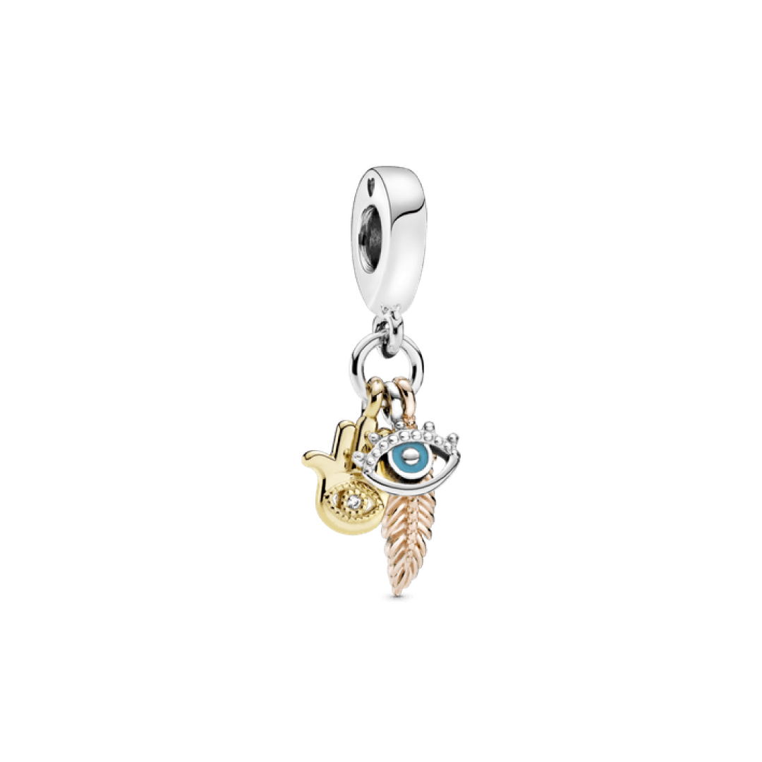Charm Prosperidad Mano Fatima Ojo Turco