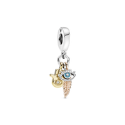 Charm Prosperidad Mano Fatima Ojo Turco