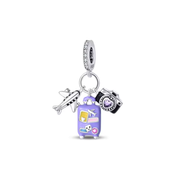 Charm Viaje Maleta Morada