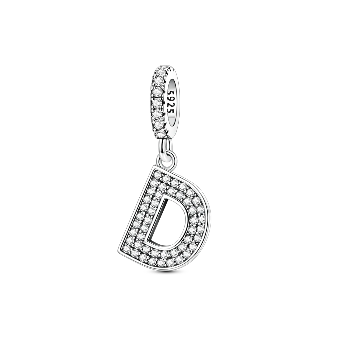 Charm Colgante Letra Zirconia