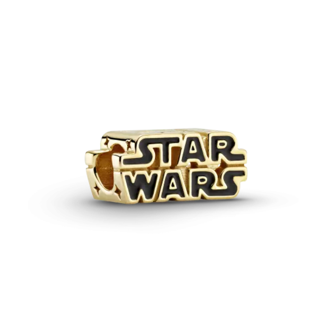 Charm Logo Star Wars Dorado