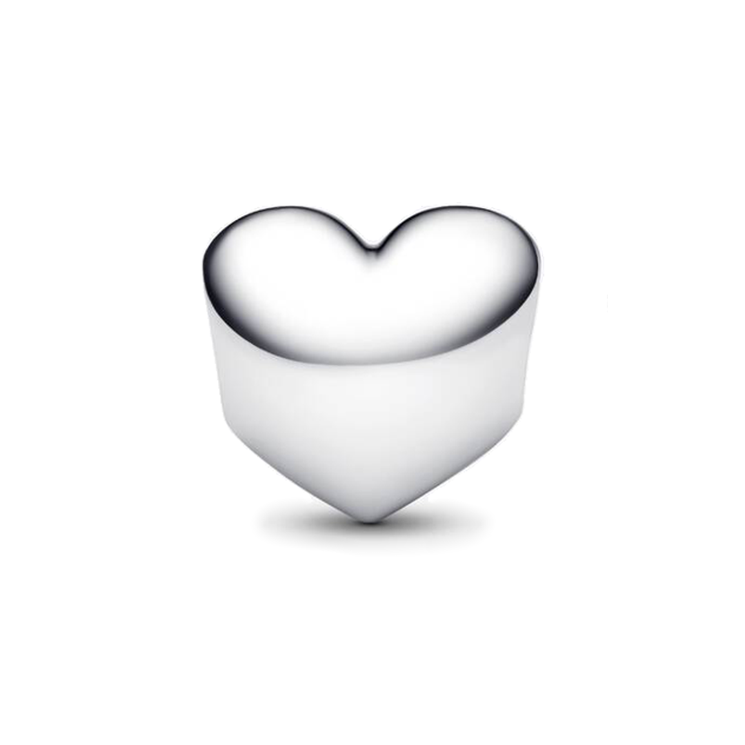 Charm Corazón con Piedra Azul Personalizable