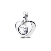 Charm Corazón Doble Personalizable