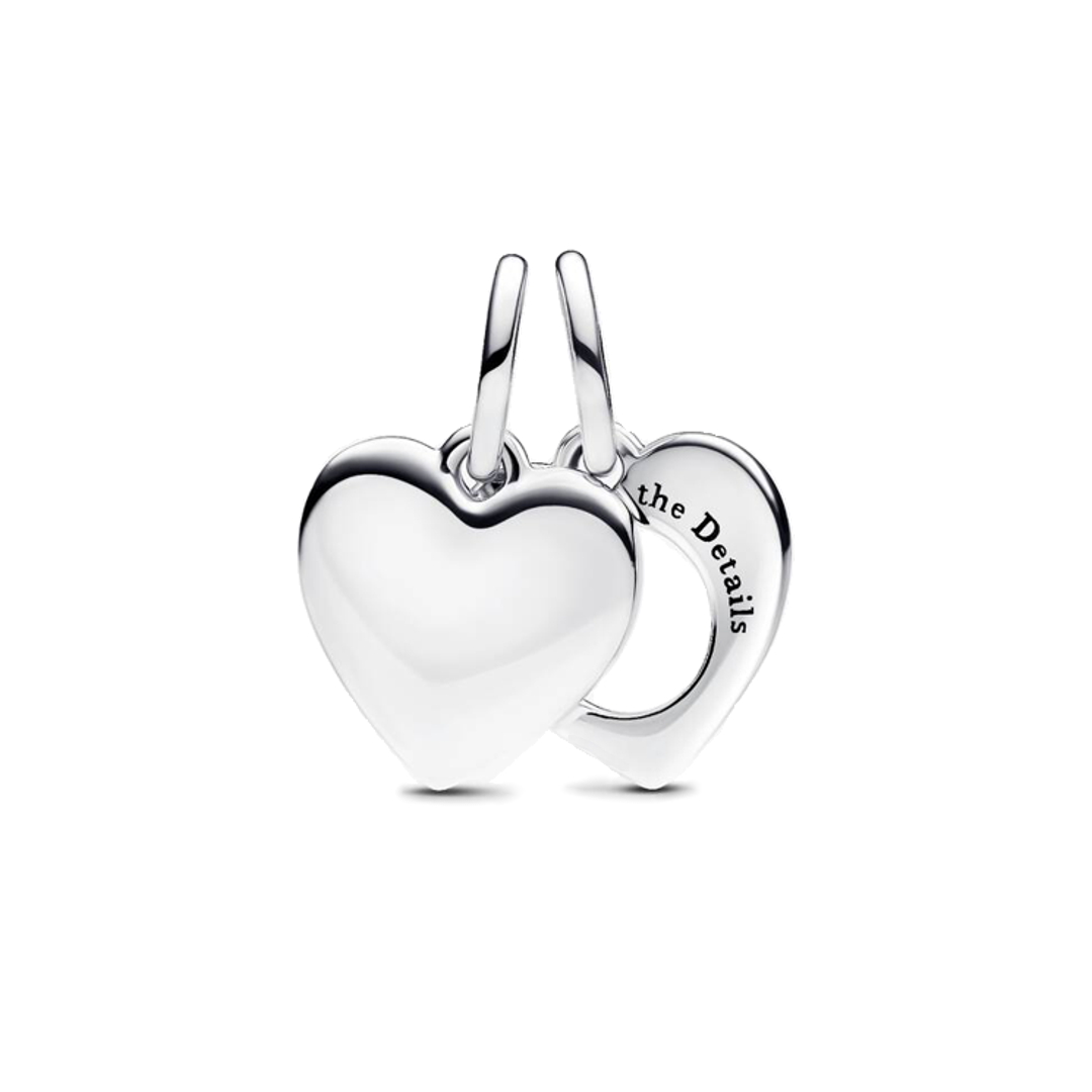 Charm Corazón Doble Personalizable