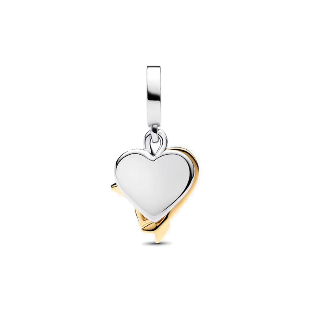 Charm Corazón y Flecha Personalizable