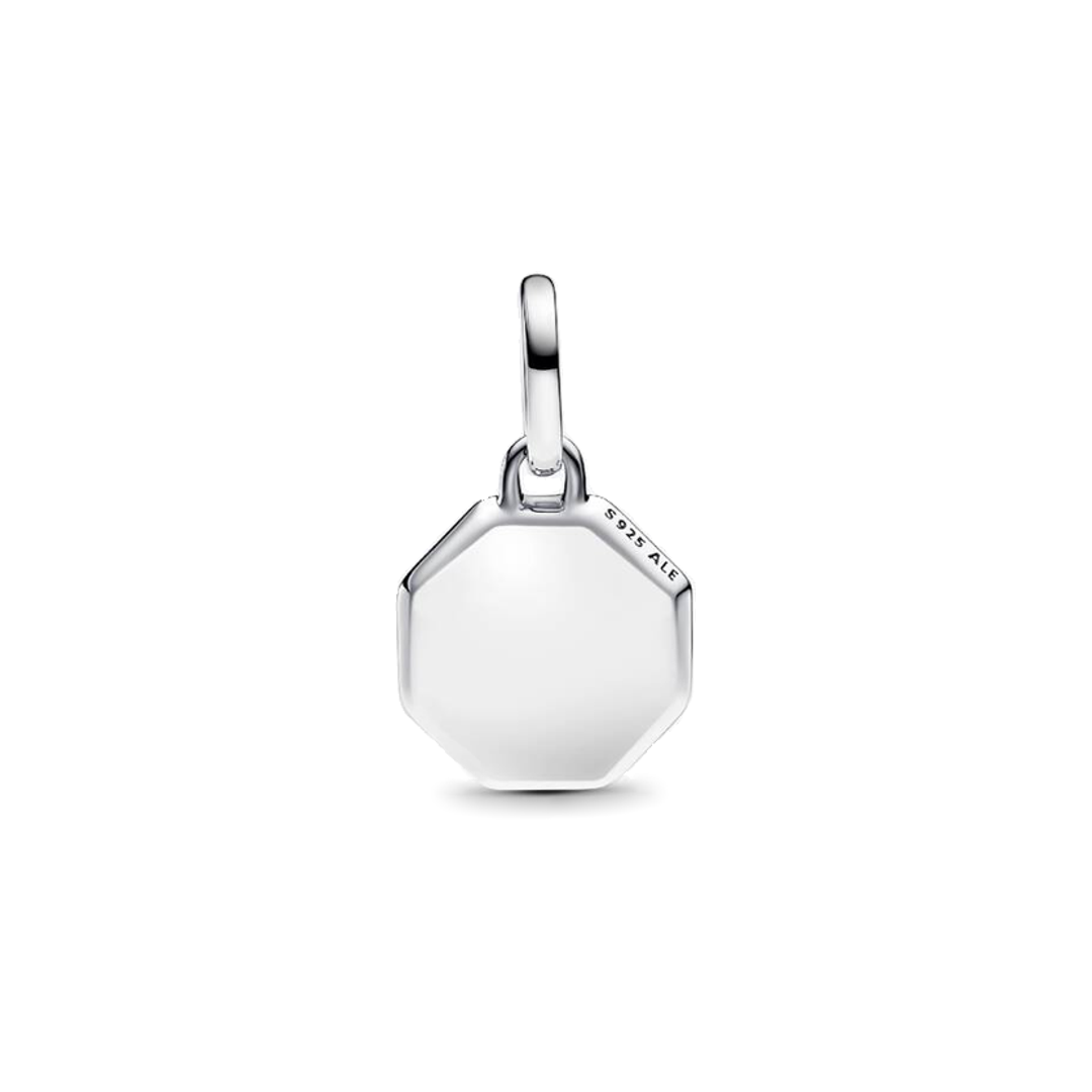 Charm Medallon Turquesa Personalizable