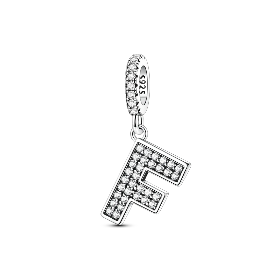 Charm Colgante Letra Zirconia