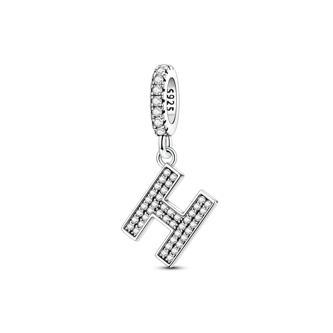 Charm Colgante Letra Zirconia