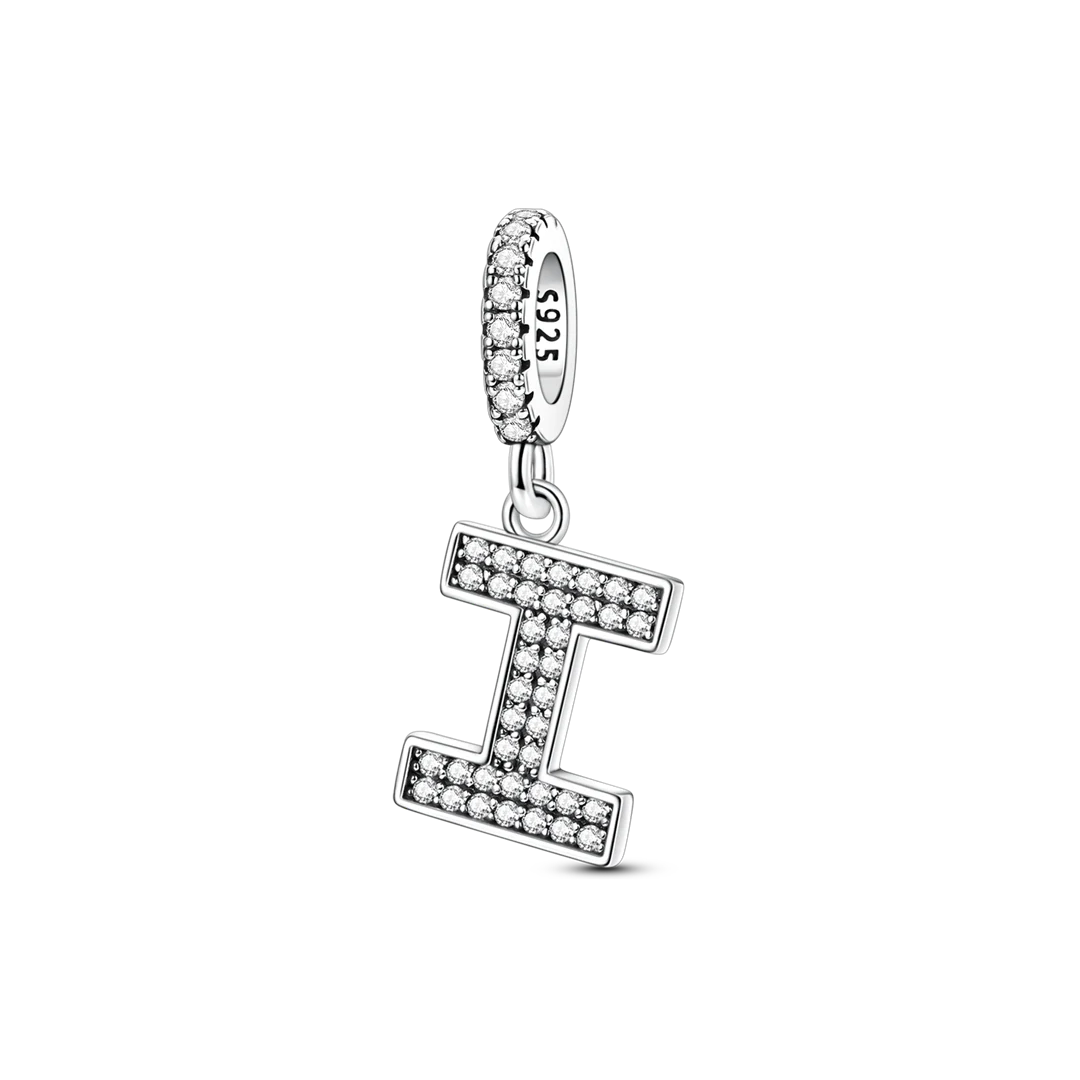 Charm Colgante Letra Zirconia