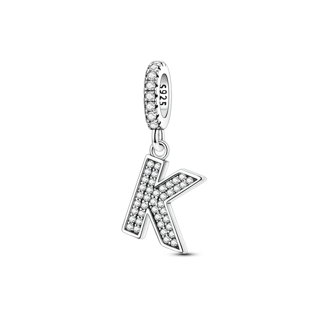 Charm Colgante Letra Zirconia